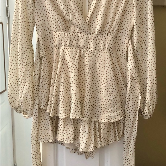 On rotation playsuit in cream - Picture 10 of 10